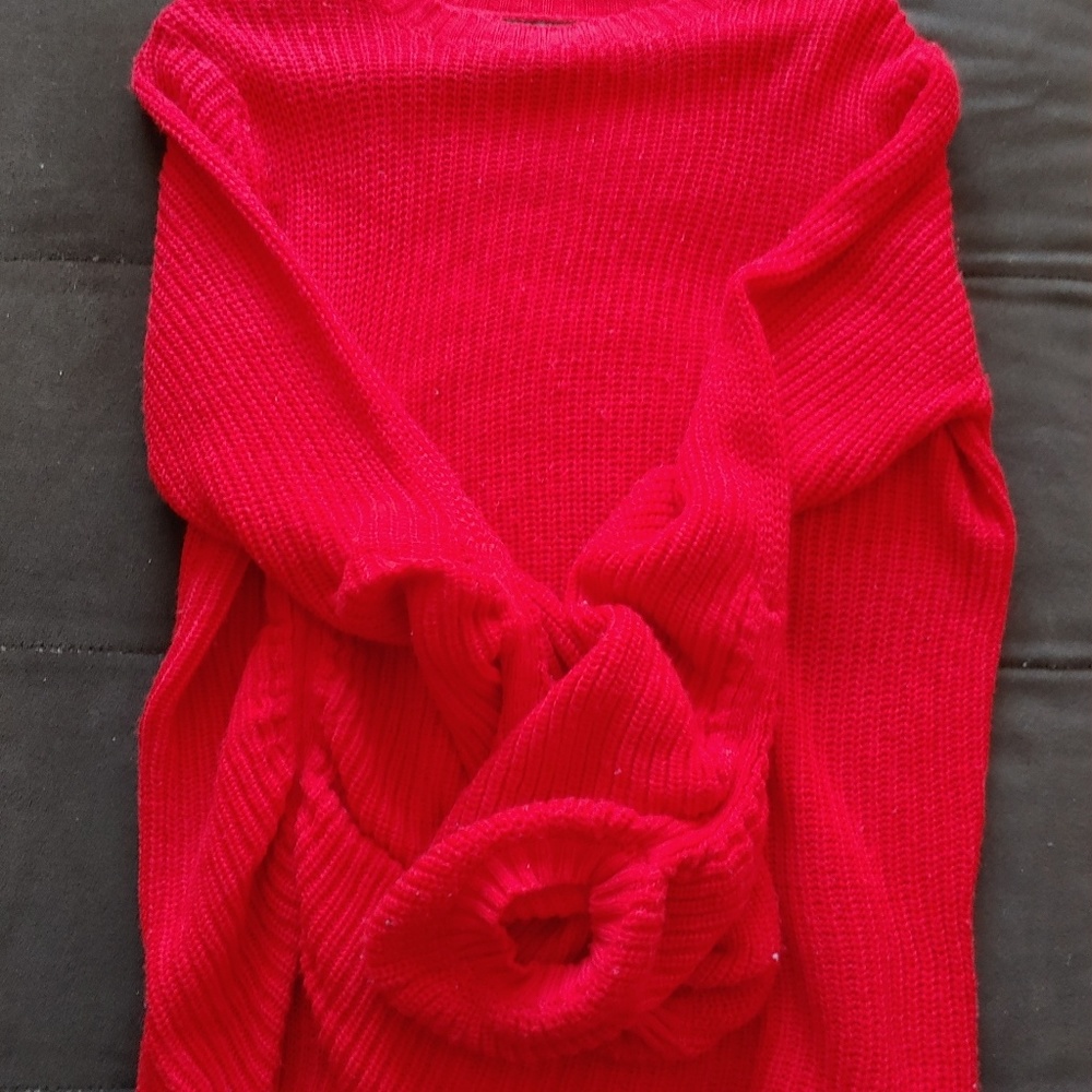 Red sweater